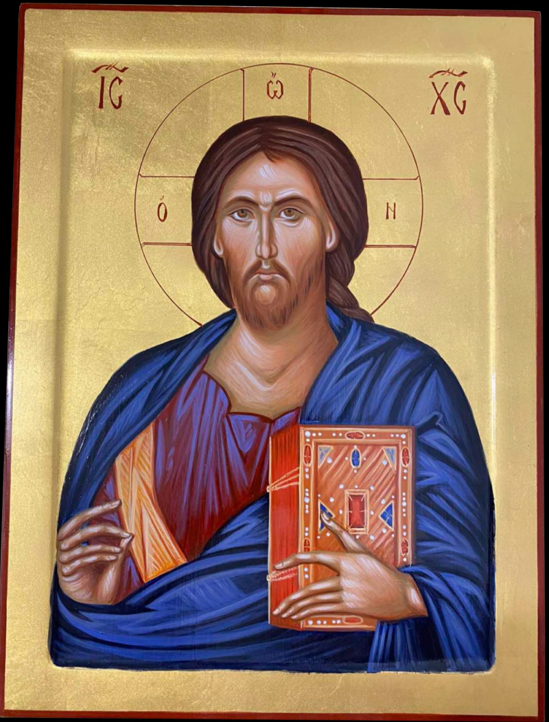 Icon of the Lord, Painting Dragana Zivadinovic