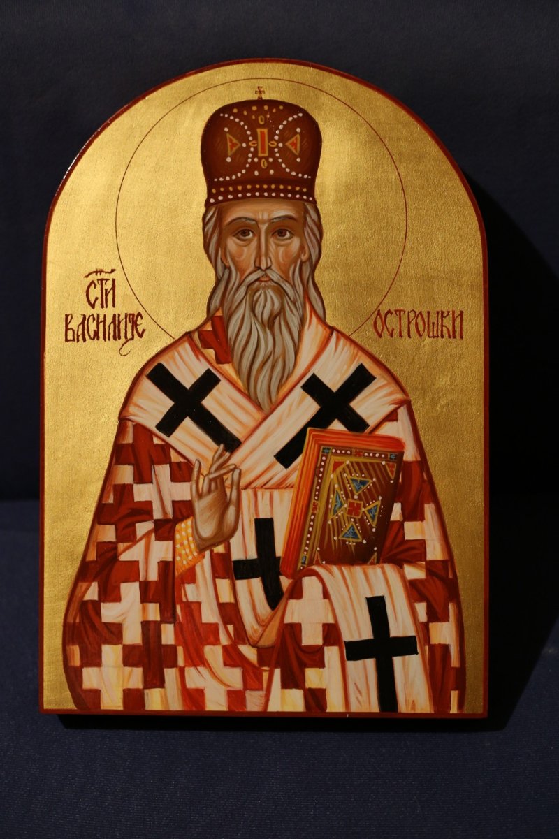 Icon of St Vasilij Ostroski