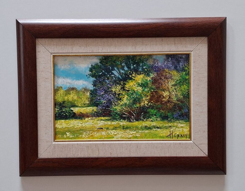 Oil on canvas - Landscape number three, Painting Dusko Dule