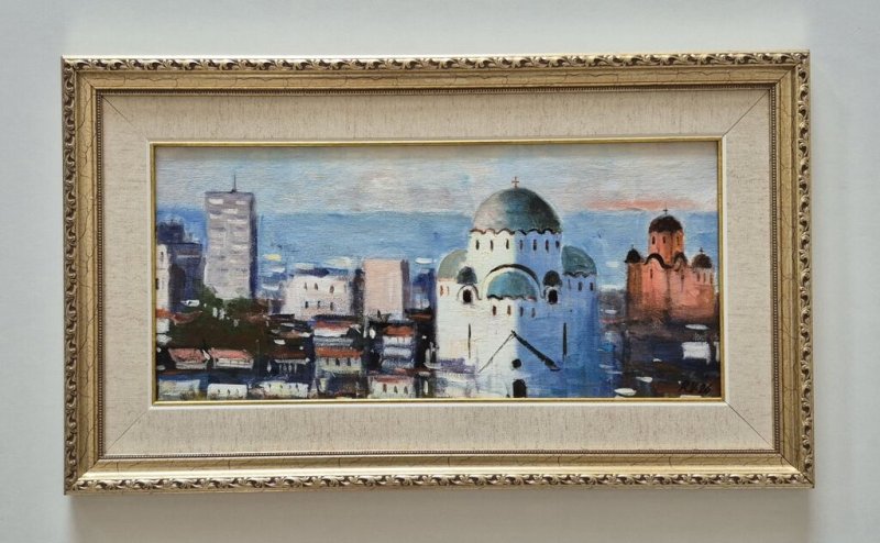Ulje na platnu - Beograd na dlanu, prelepa slika