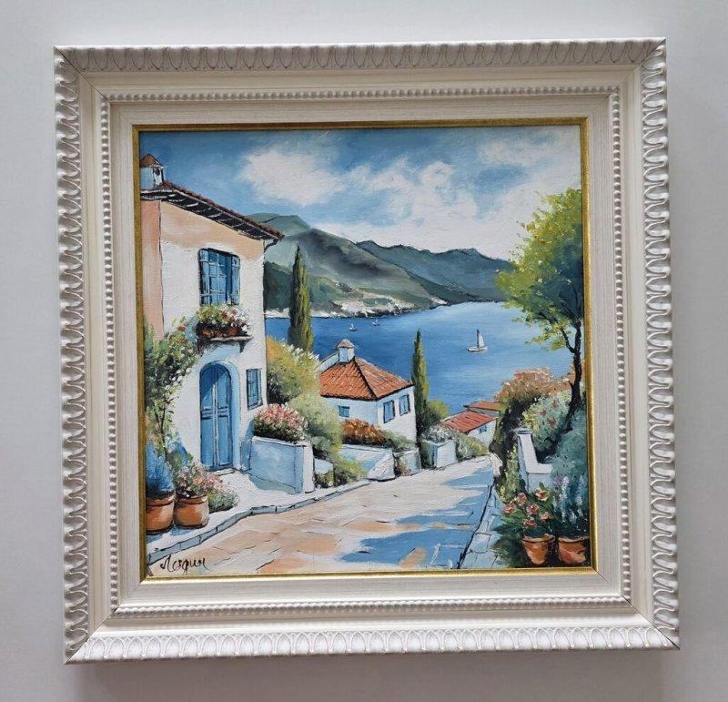 Ulje na platnu - Mediteranski san, Slika Dusko Dule