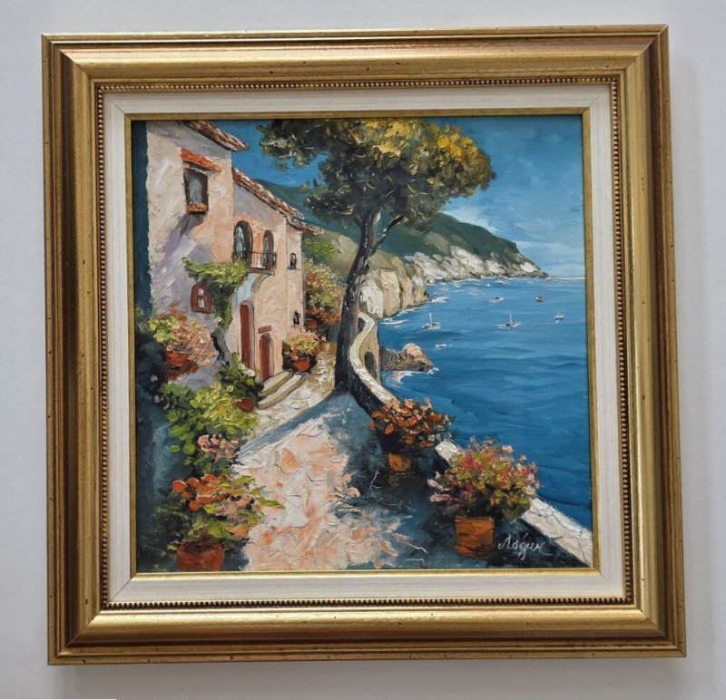 Ulje na platnu - U duhu mediterana, Slika Dusko Dule