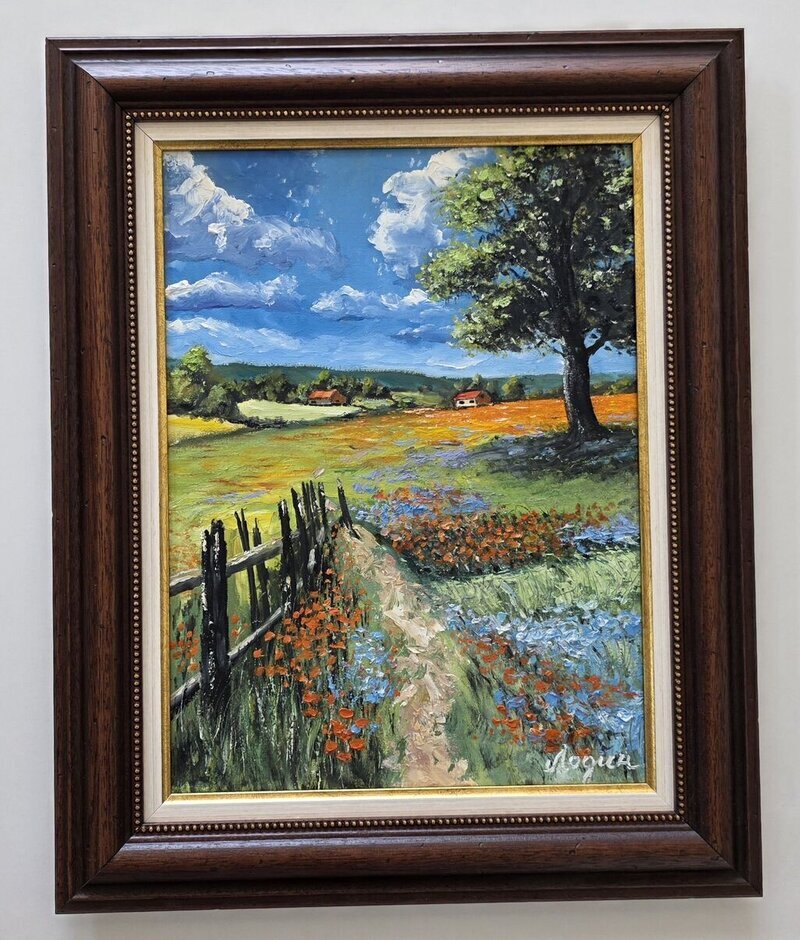 Oil on canvas - Summer harmony, beautiful, Painting Dusko Dule