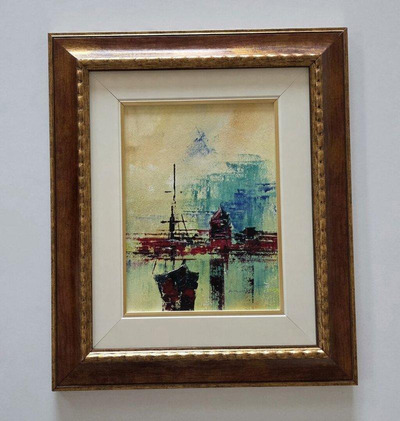 Oil on canvas - Red Horizon