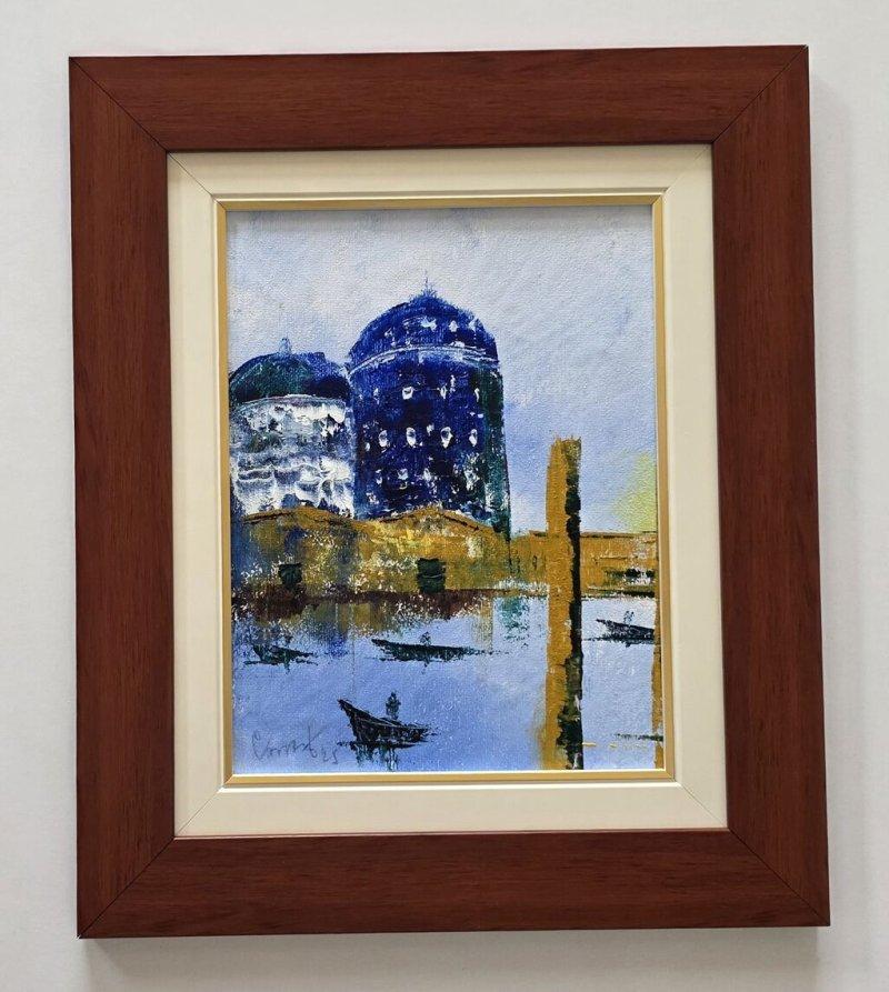 Oil on canvas - City on the Water