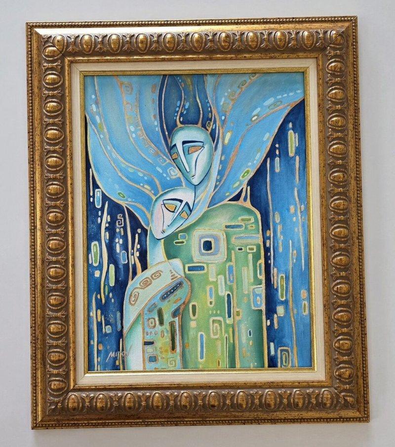 Oil on canvas - Golden threads, a beautiful painting, Painting Dusko Dule