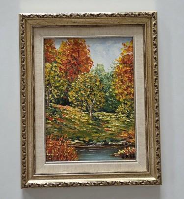 Oil on hardboard - Little Autumn