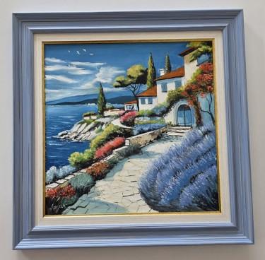 Oil on canvas - Queens of the Mediterranean, a beautiful painting
