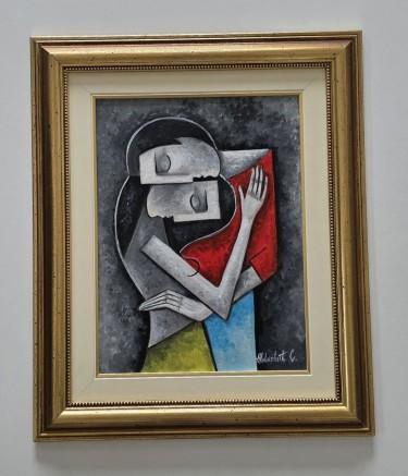Oil on canvas - The Embrace of Silence