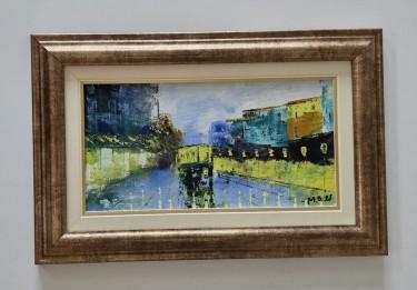 Oil on canvas - Tram