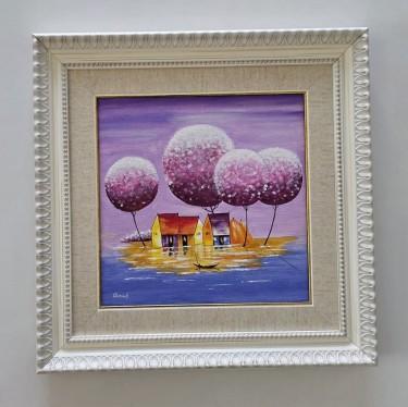 Purple Paradise - acrylic on canvas - Beautiful