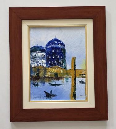 Oil on canvas - City on the Water