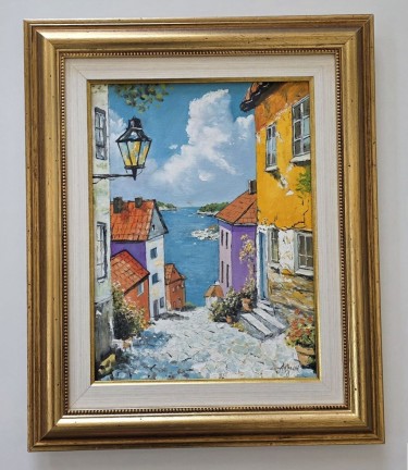 Oil on canvas - Tenderness of the Mediterranean