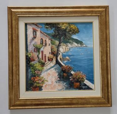 Oil on canvas - Dream Coast, a beautiful painting