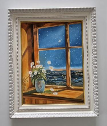 Oil on canvas - A moment of peace, beautiful