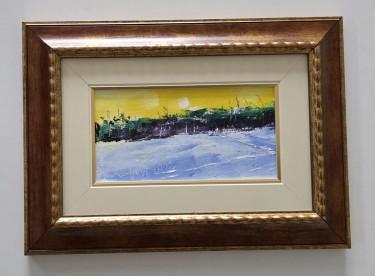 Oil on canvas - The Edge of Day, miniature