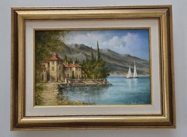 Oil on canvas - In the Bay of Memories, beautiful