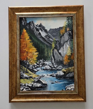 Oil on canvas - Autumn, painting nine