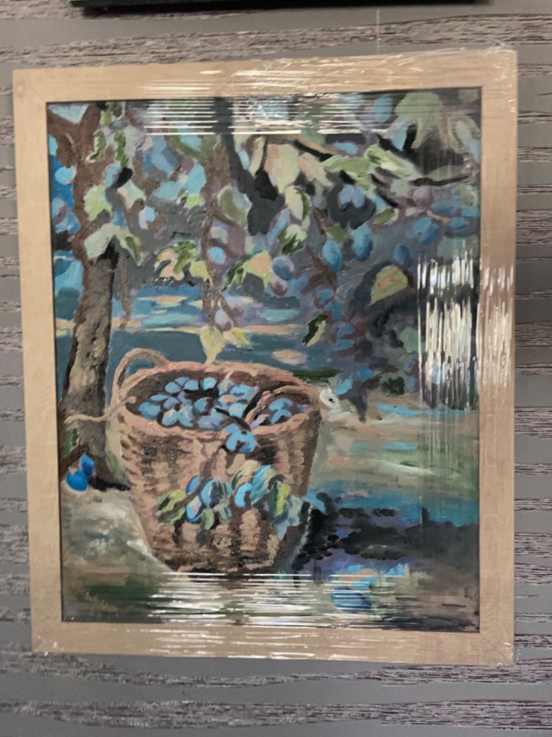 The quiet joy of plums, Painting Biljana Pejcic