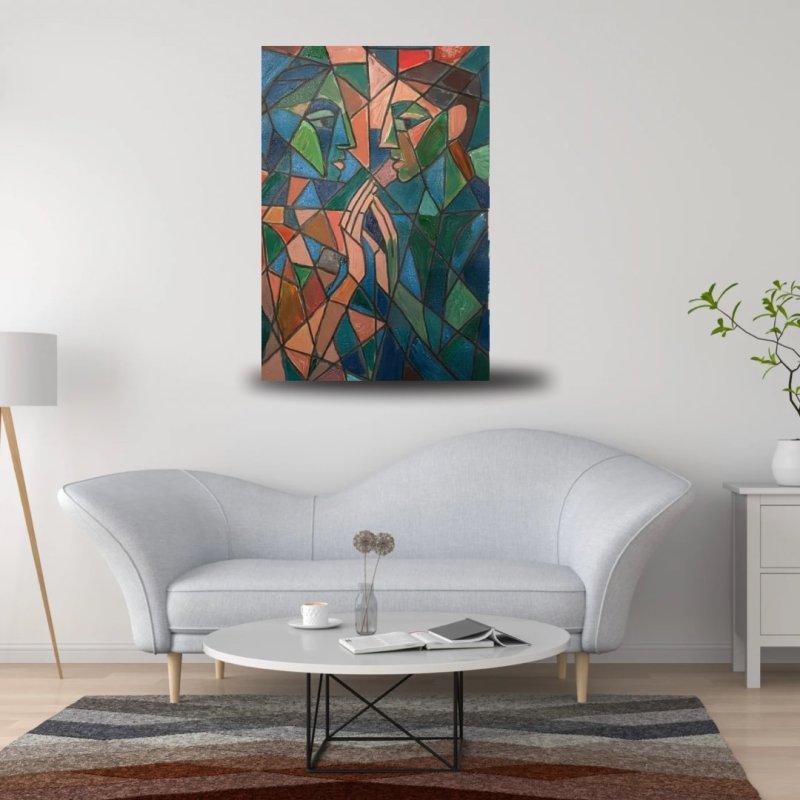 the touch of the soul, Painting Biljana Pejcic