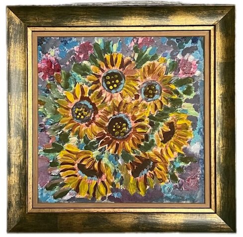 Sunflowers, Painting Biljana Pejcic