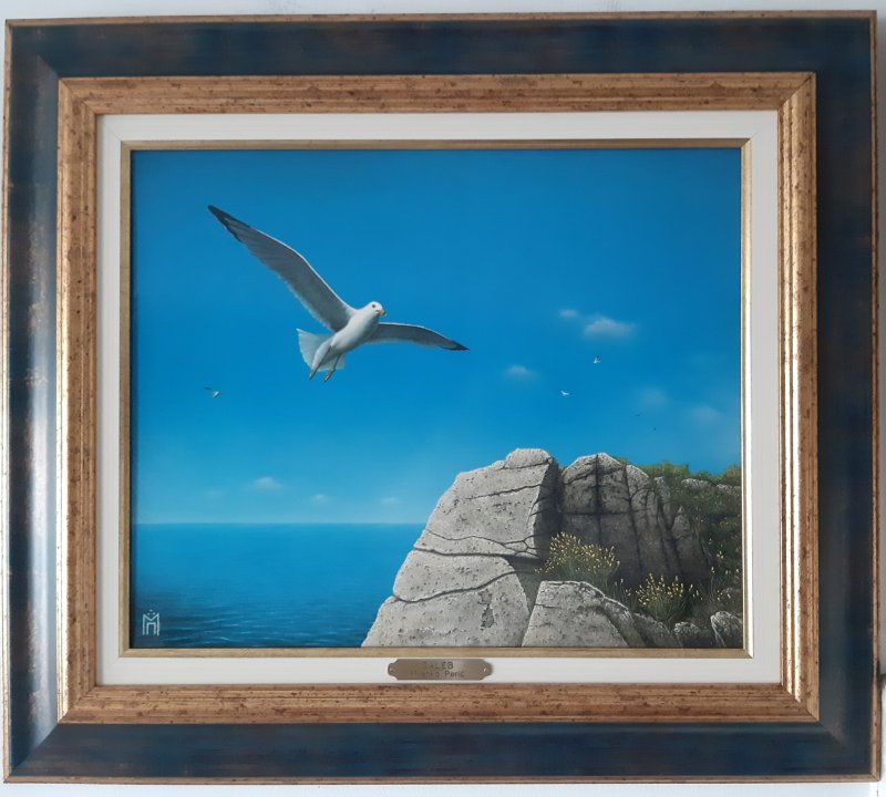 Seagull, Painting Milenko Perić