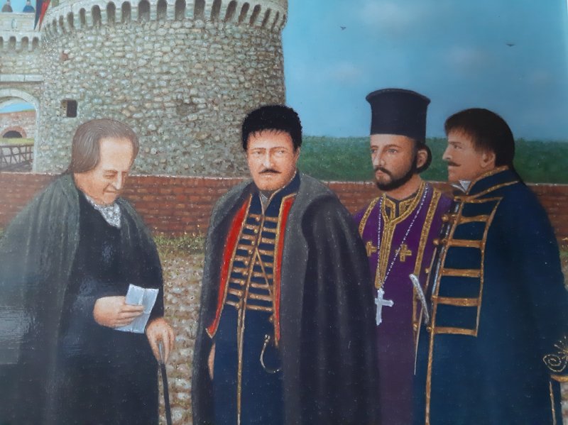 Vostani Serbije, Slika Milenko Perić