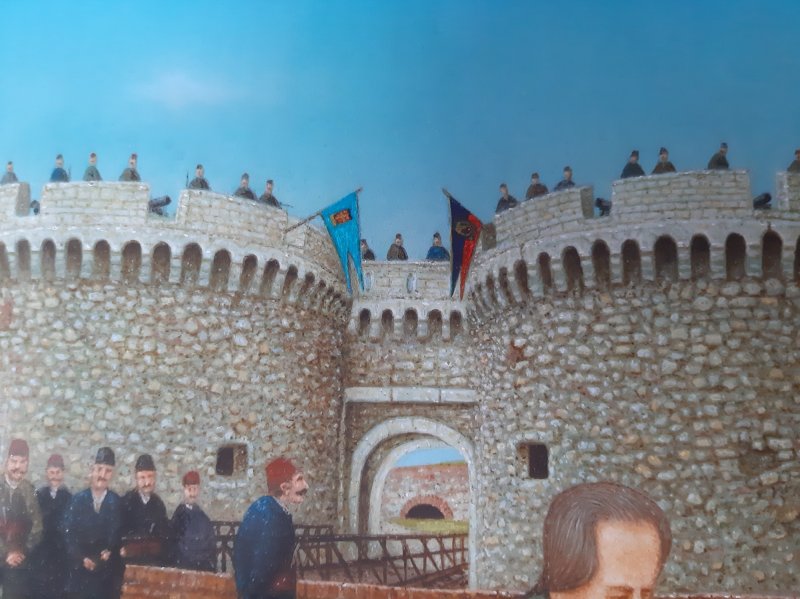 Vostani Serbije, Slika Milenko Perić