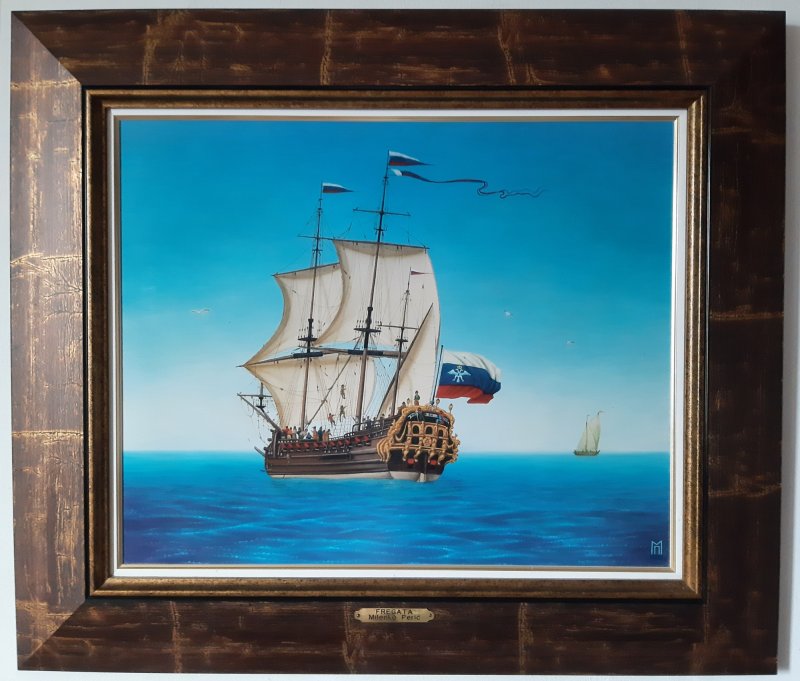 Fregata, Painting Milenko Perić