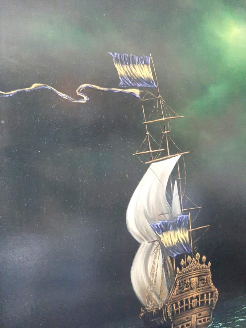 Moonlight, Painting Milenko Perić