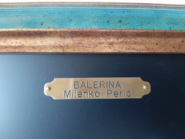 Balerina, Slika Milenko Perić