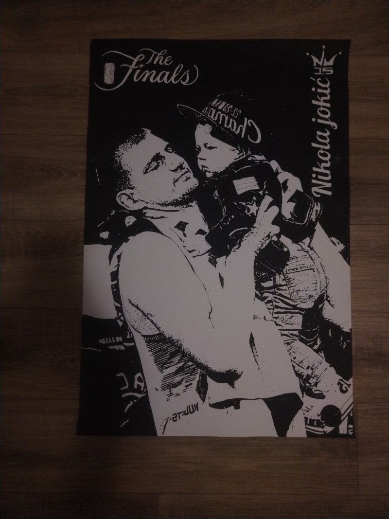 Nikola jokić joker, Painting bogdan stojkovic