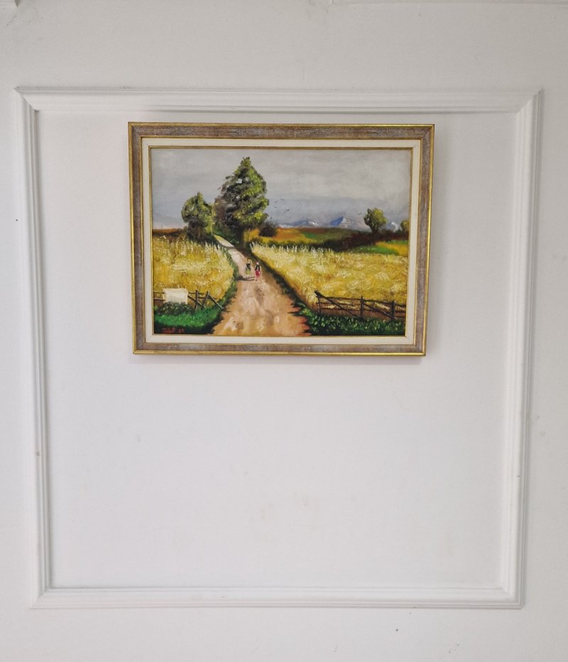Oil on canvas - Homeland, Painting Yenart