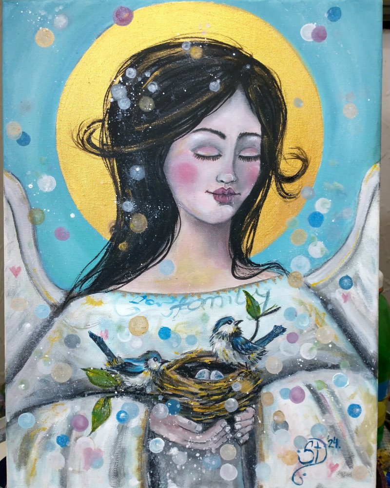 Family, Painting Slađana Đorđević