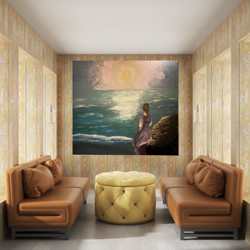 Waiting, Painting Jelena Lukić