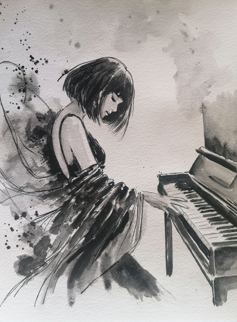My music, Painting Zorica Bugarski