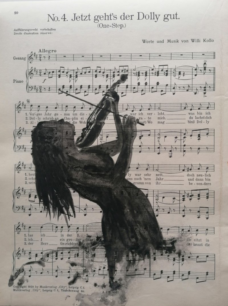 Zvuk violine, Slika Zorica Bugarski