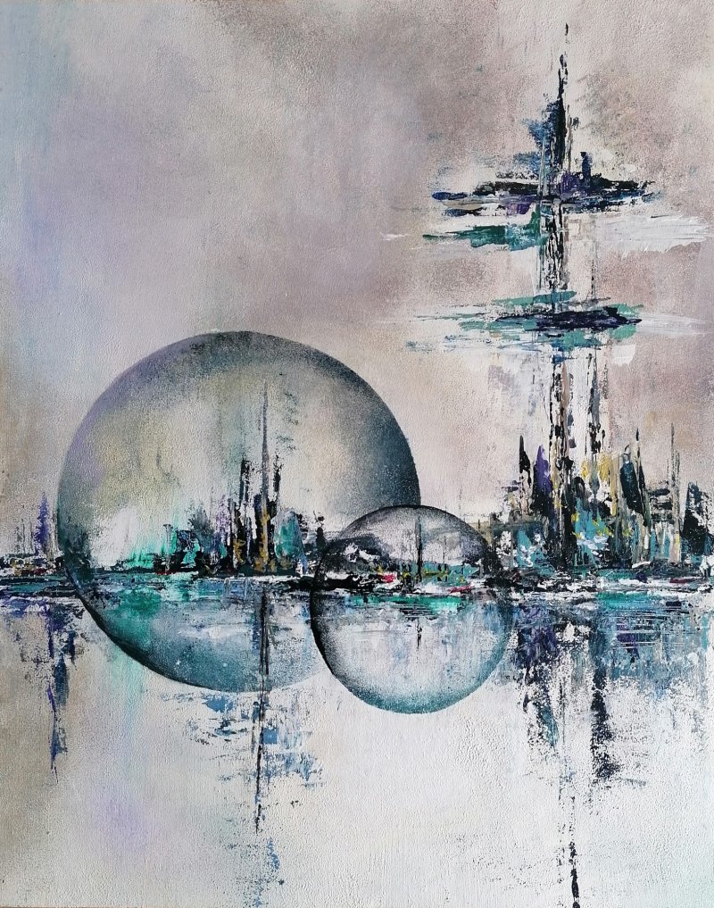 Somewhere far away, Painting Zorica Bugarski