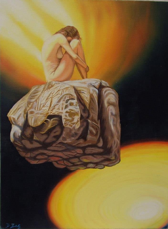 The road to the vortex, Painting Dragan Živanović