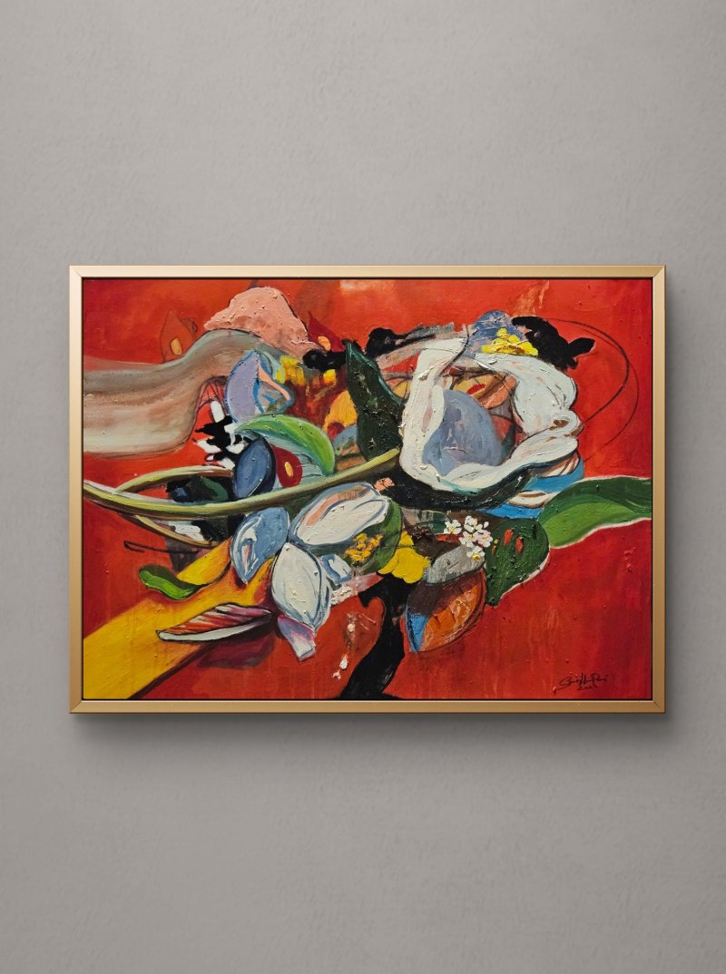 Bouquet, Painting Sandra Ninić Petrić