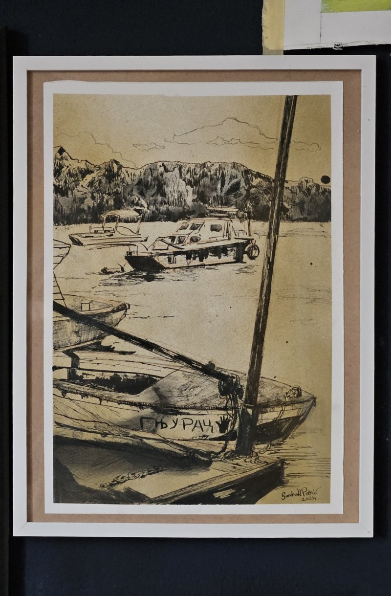 Diver, Drawing Sandra Ninić Petrić