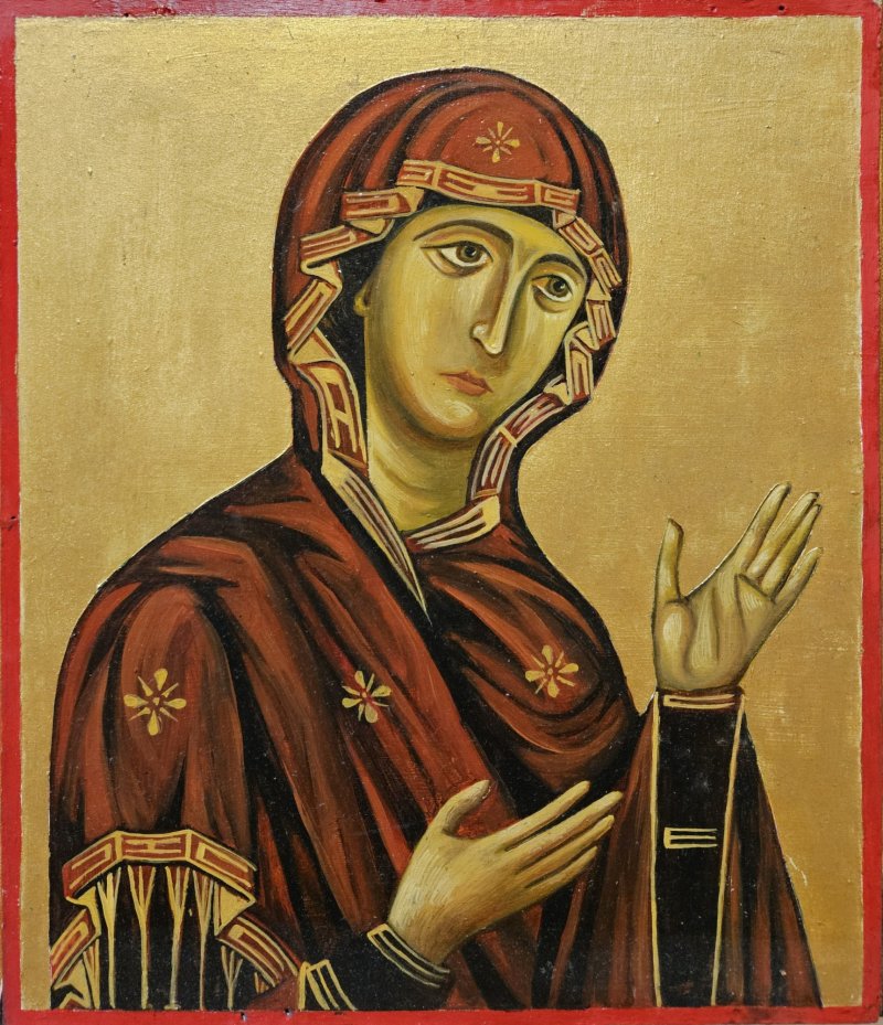 Portret Bogorodice, Slika Sandra Ninić Petrić