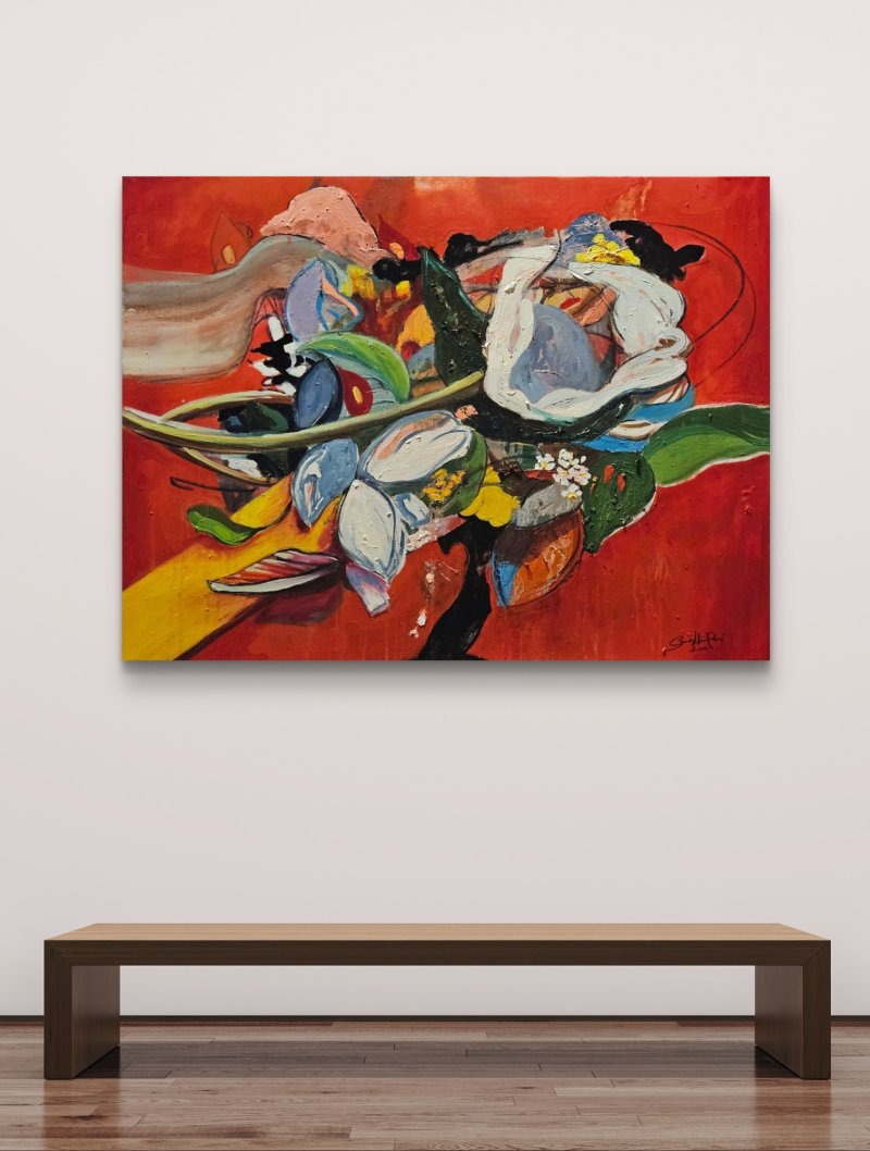 Bouquet, Painting Sandra Ninić Petrić