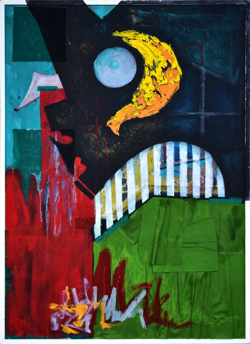 La Luna, Painting Sandra Ninić Petrić