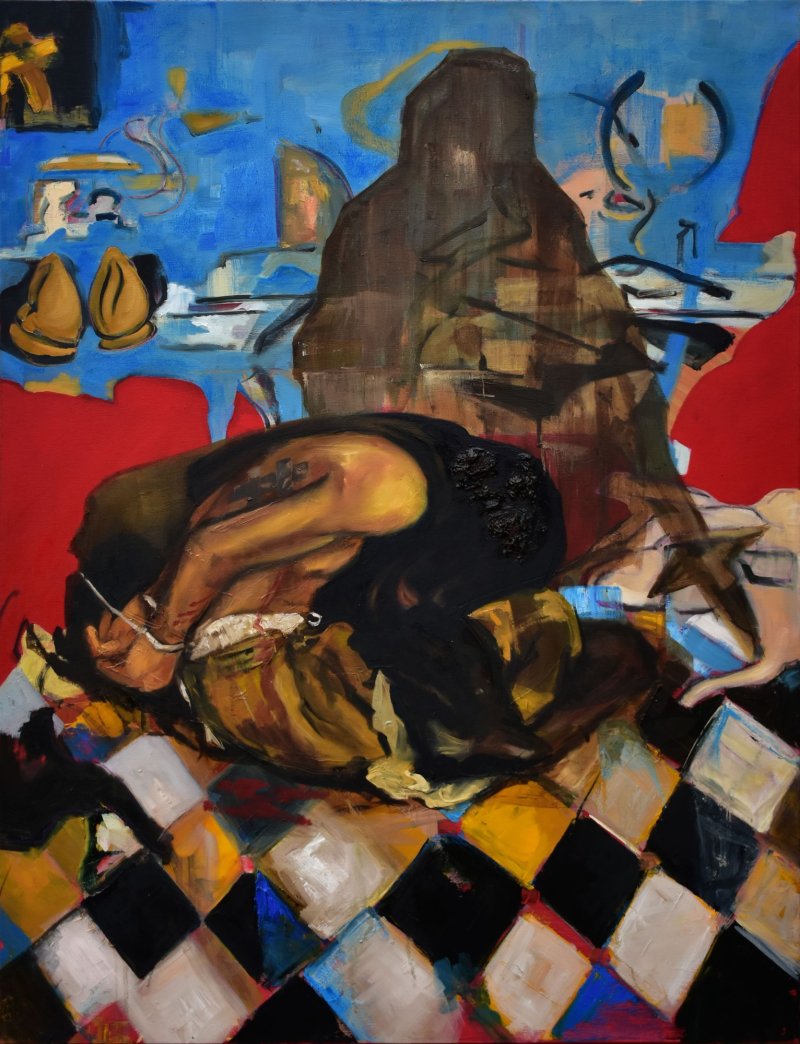 The shadow, Painting Sandra Ninić Petrić