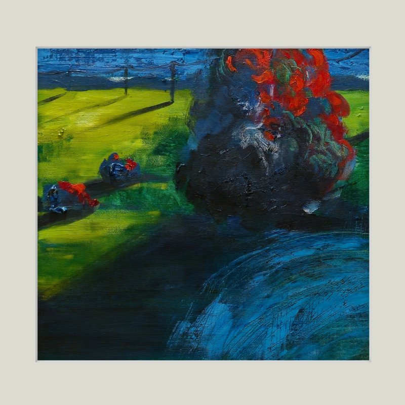 Field, Painting Sandra Ninić Petrić