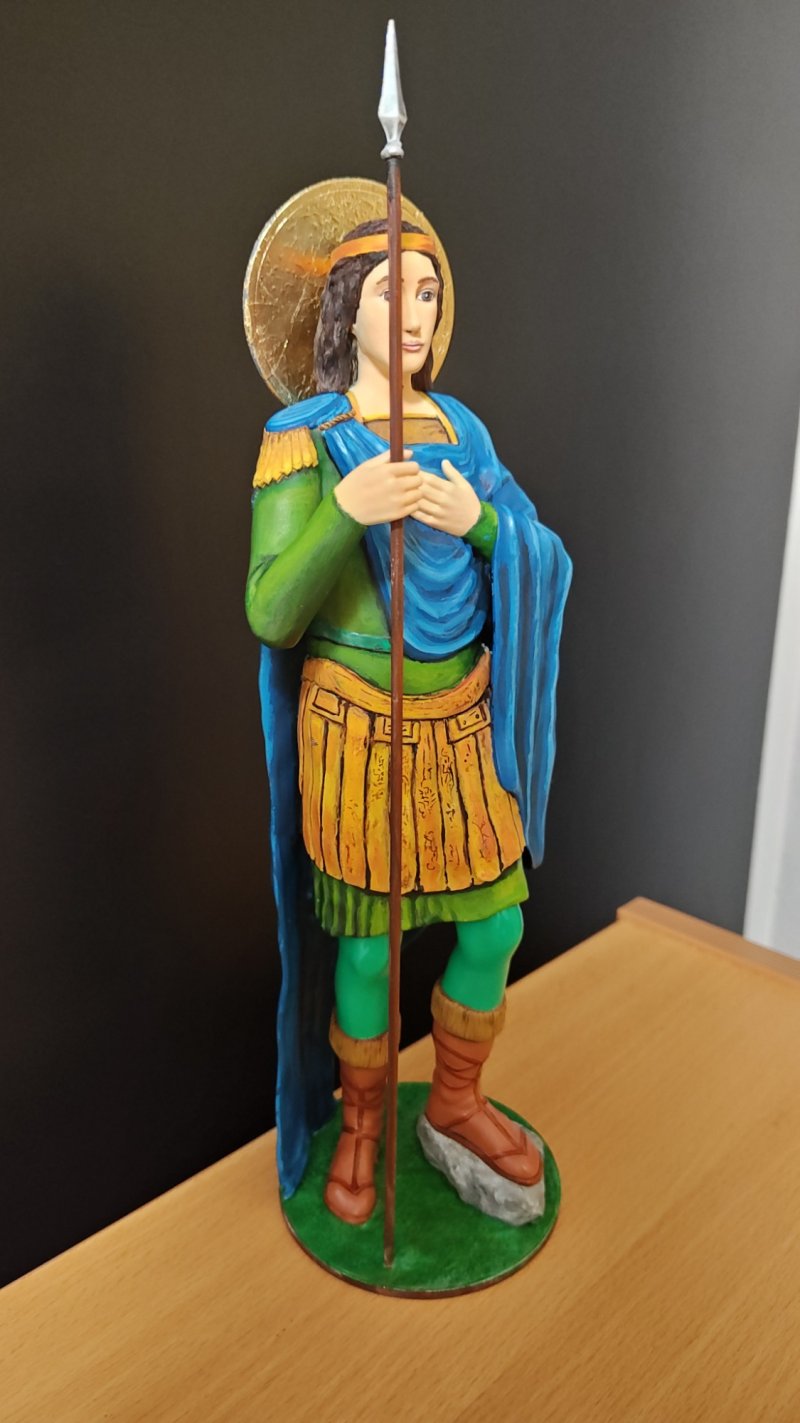 Sveti Dimitrije, Skulptura Strahinja Stepic