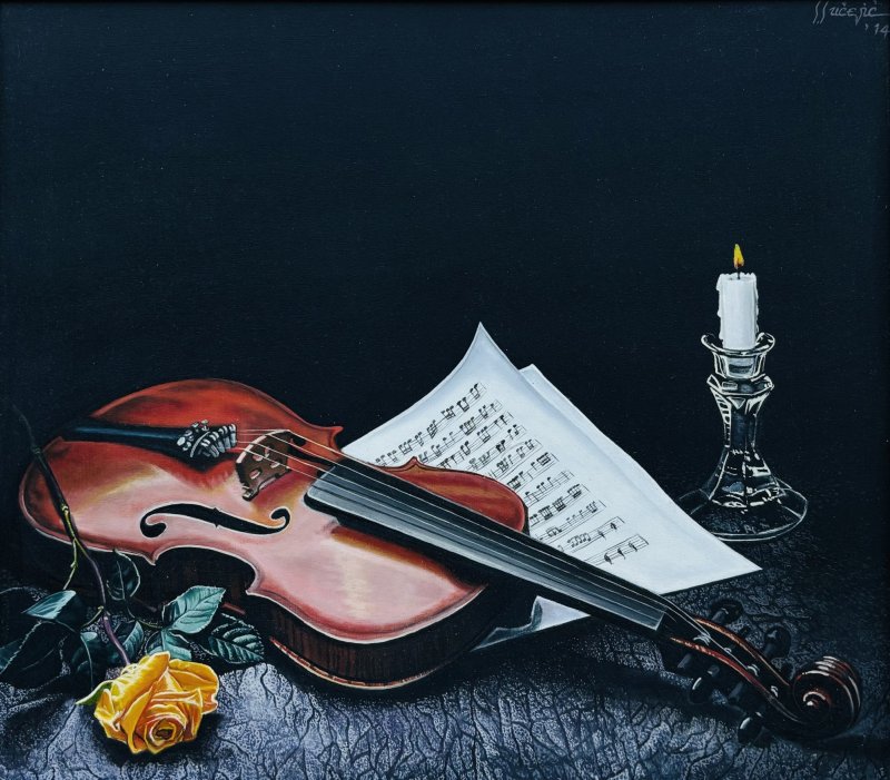 Violina, Slika Stevan Sucevic