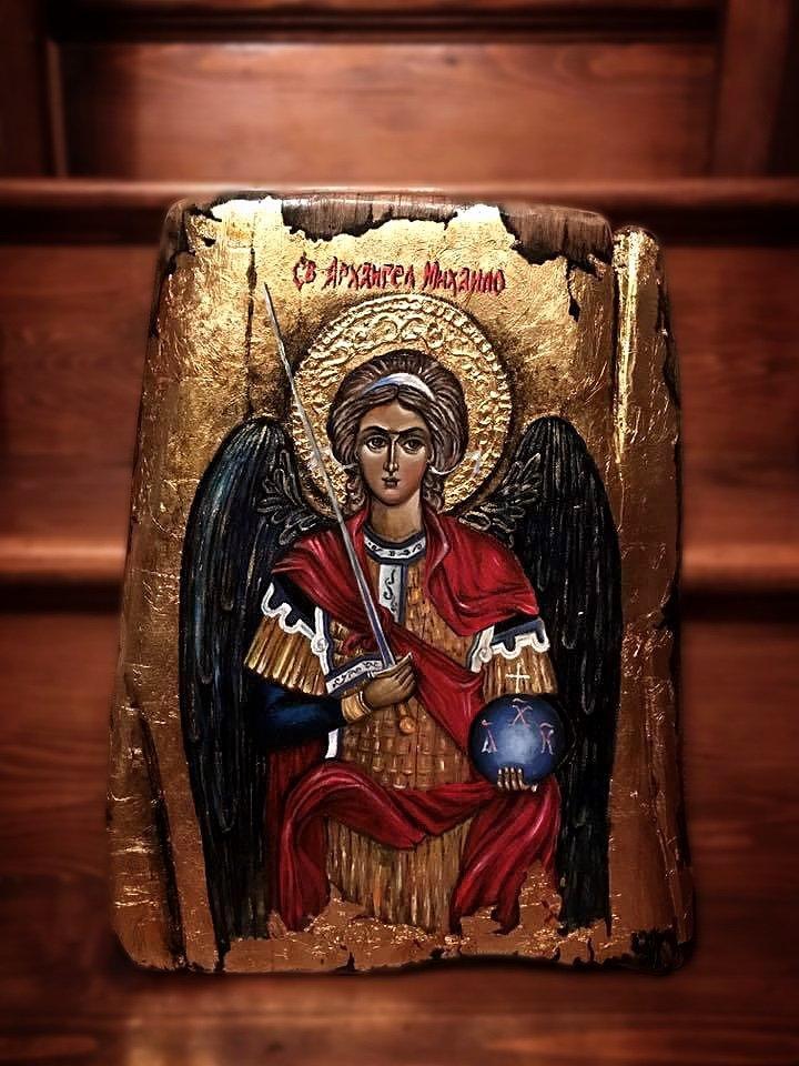 Saint Archangel Michael, Painting Nevena Sokolovic Ignjatovic