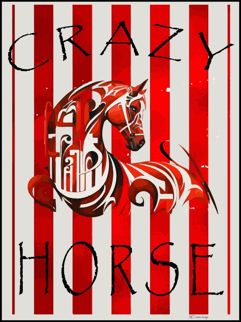 Crazy horse, Digital Art ZORAN ILIEVSKI